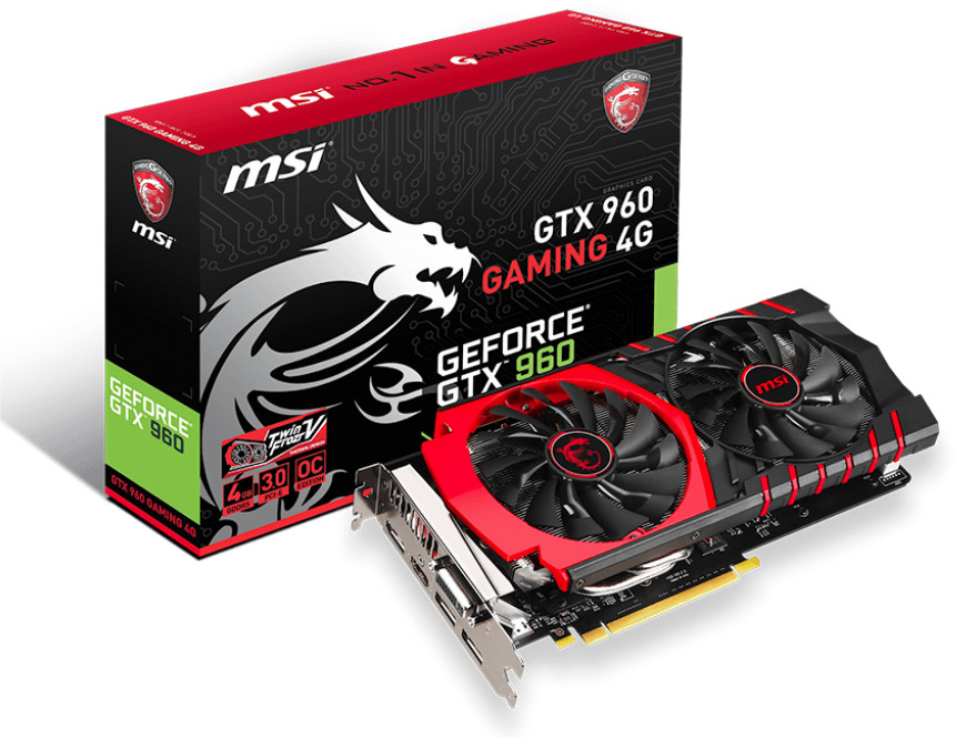 その他 RTX960.4G MSI GeForce GTX 960 GAMING 4G [GTX 960 GAMING 4G] | SoloTodo.cl