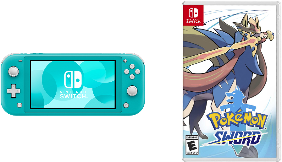 Nintendo Switch Lite Turquoise + Pokémon Sword | SoloTodo.cl