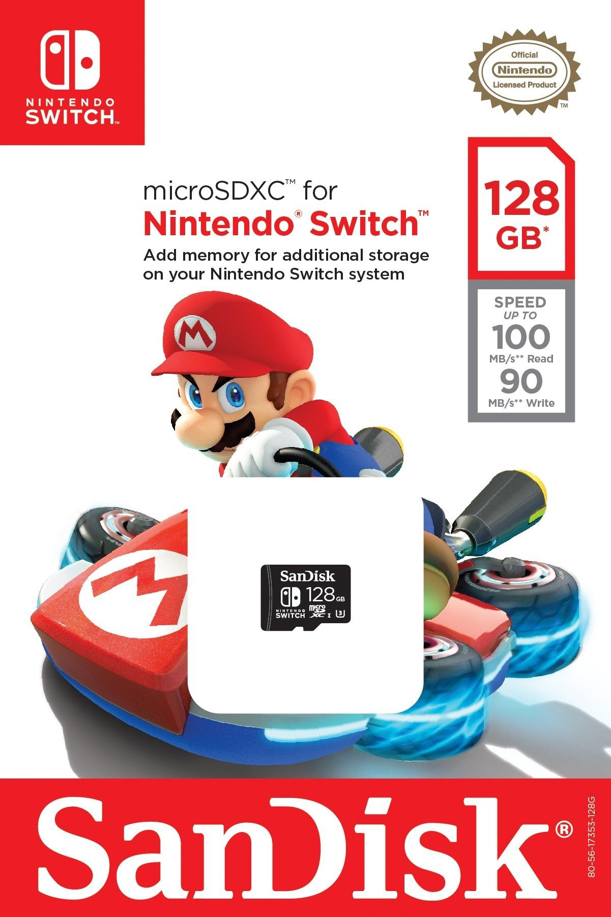 SanDisk for Nintendo Switch microSDHC / microSDXC 128 GB Class 10