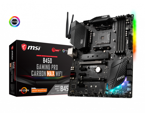 MSI B450 GAMING PRO CARBON MAX WIFI | SoloTodo.cl