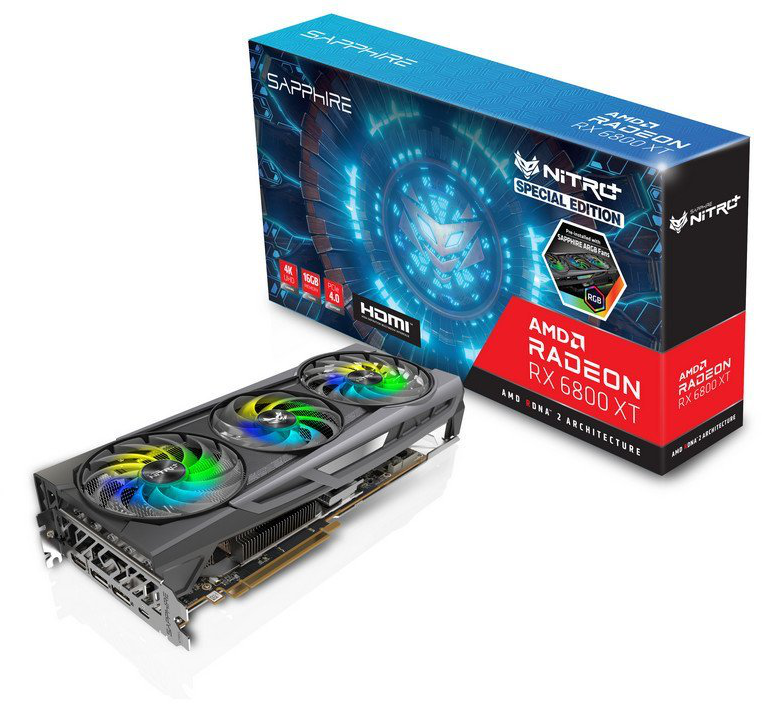 RX6800 SAPPHIRE NITRO+ マイニング落ち Sapphire NITRO+ Radeon RX 6800 XT SE [11304-01-20G] | SoloTodo.cl