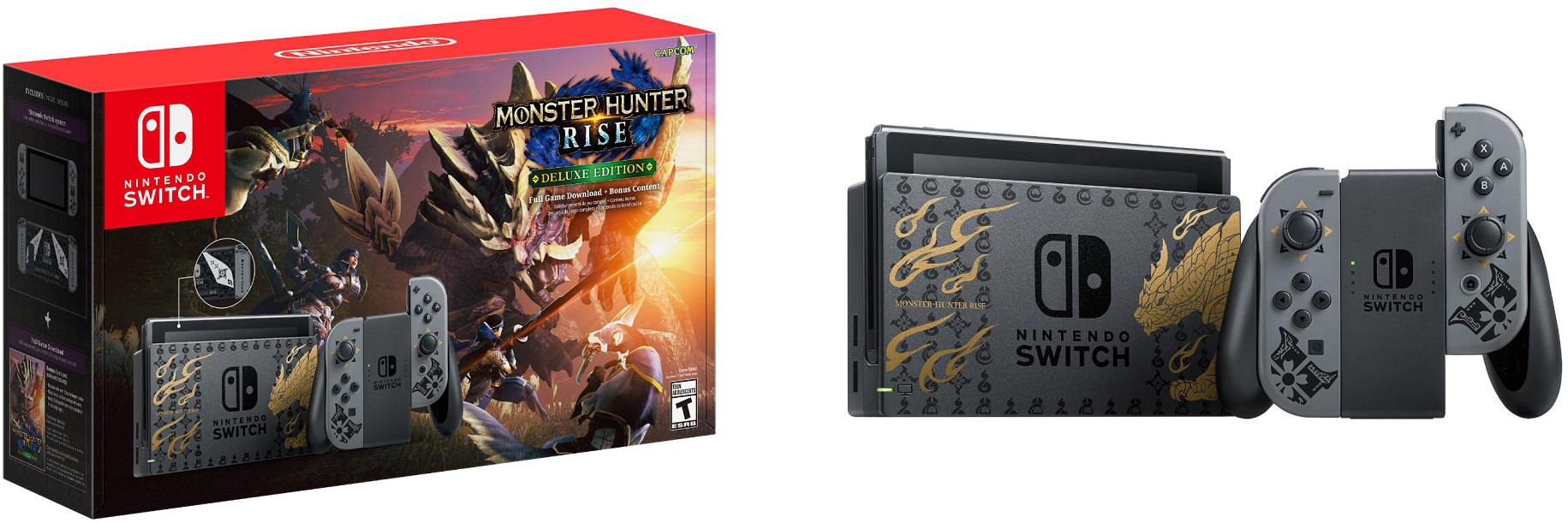 Nintendo Switch Joy-Con Color Monster Hunter Rise Deluxe Edition