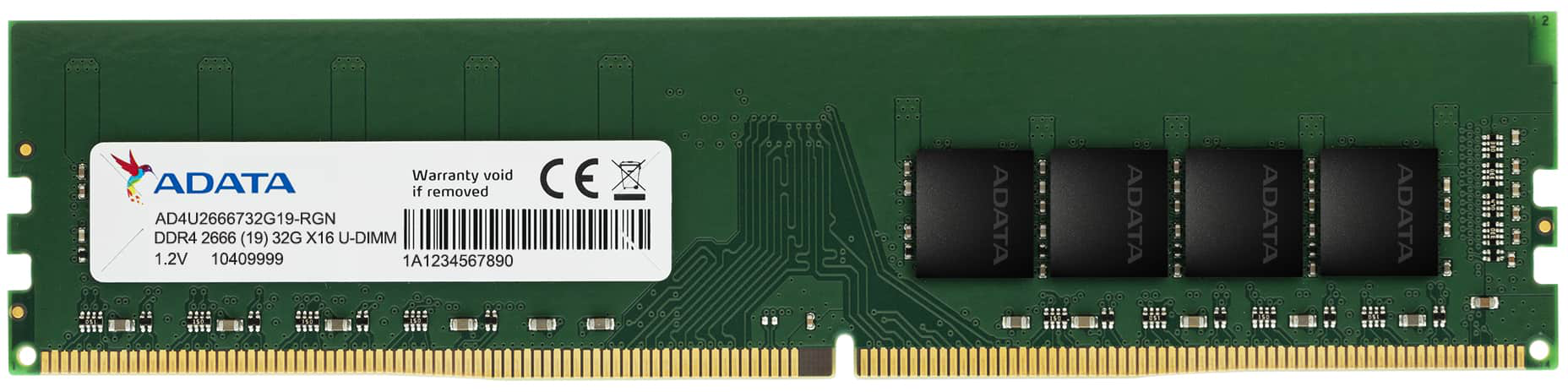 A-DATA AD4U266616G19-SGN (1 x 16GB | DIMM DDR4-2666) | SoloTodo.cl