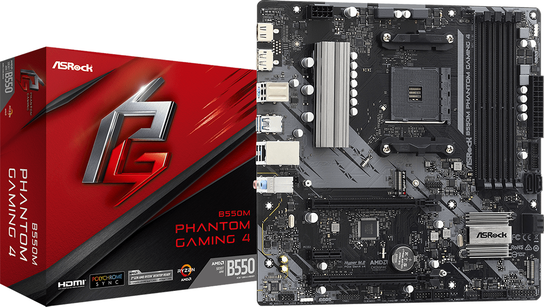 ASRock B550M Phantom Gaming 4 | SoloTodo.cl