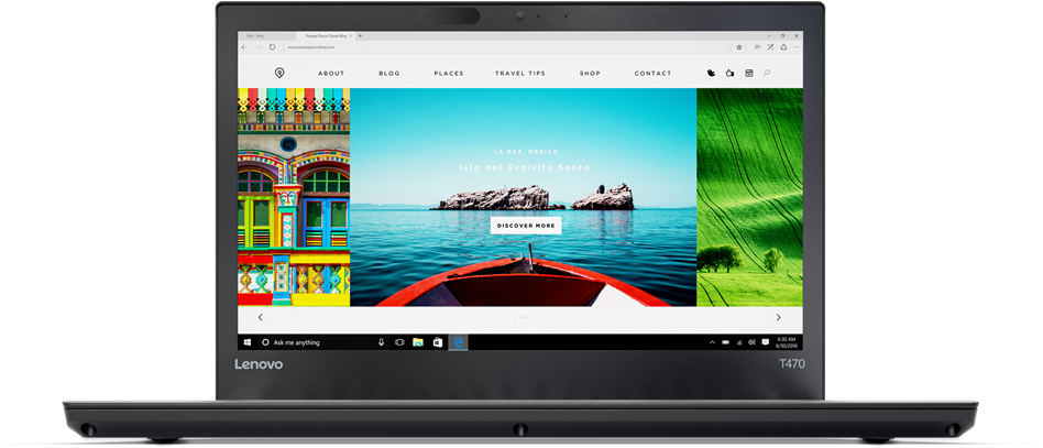 Lenovo ThinkPad T470 (i5-6300U / 8GB / 256GB SSD / W10P / FHD