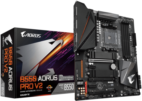 CPU AMD Ryzen 7 5800X & B550 AORUS PRO V2 Gigabyte B550 AORUS PRO V2 | SoloTodo.cl
