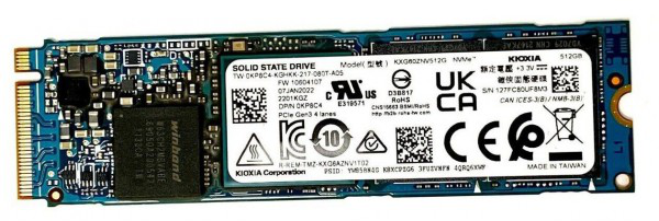 Kioxia BG5 512 GB (KBG50ZNV512G) | SoloTodo.cl