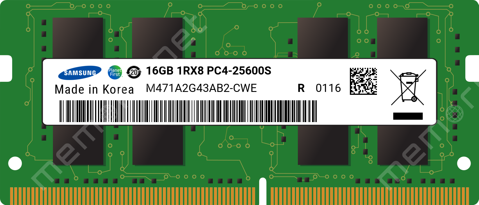 Samsung M471A2G43AB2-CWE (1 x 16GB | SO-DIMM DDR4-3200) | SoloTodo.cl