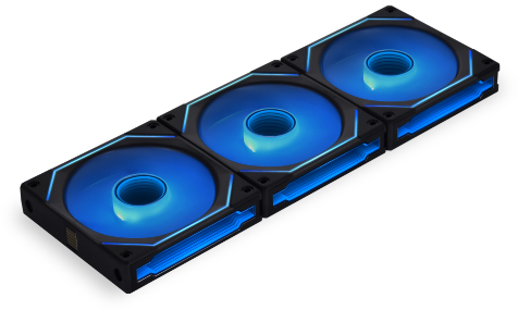 Lian Li UNI Fan SL-Infinity Black (3-Fan) [UF-SLIN120-3B