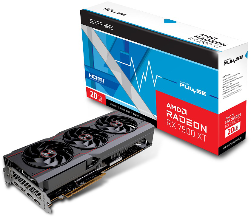 【Sapphire】PULSE AMD Radeon RX 7900 XTX Sapphire PULSE AMD Radeon RX 7900 XT [11323-02-20G] | SoloTodo.cl