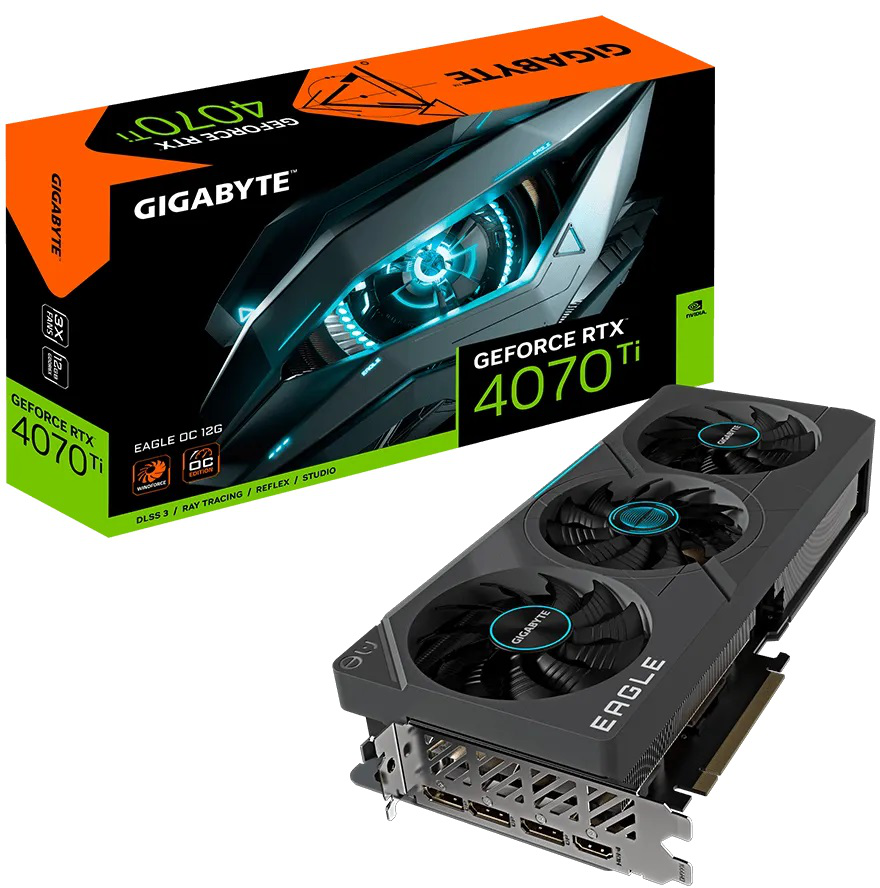 Gigabyte GeForce RTX 4070 Ti EAGLE OC 12G [GV-N407TEAGLE OC-12G