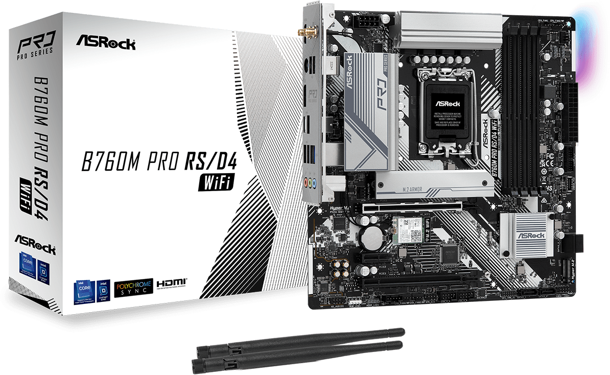 ASRock B760M PRO RS/D4 WIFI | SoloTodo.cl