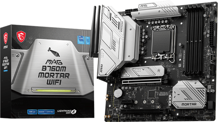 MAG B760M MORTAR MAX WIFI+i5-13400F セット MSI MAG B760M MORTAR WIFI | SoloTodo.cl
