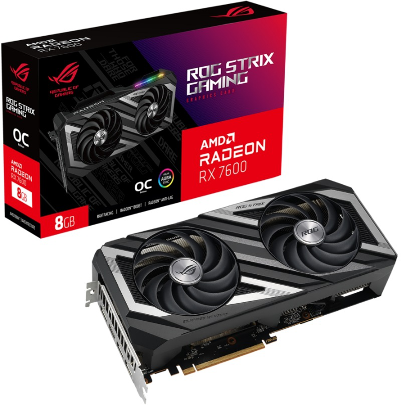 ASUS ROG-STRIX-RX7600-O8G-GAMING | SoloTodo.cl