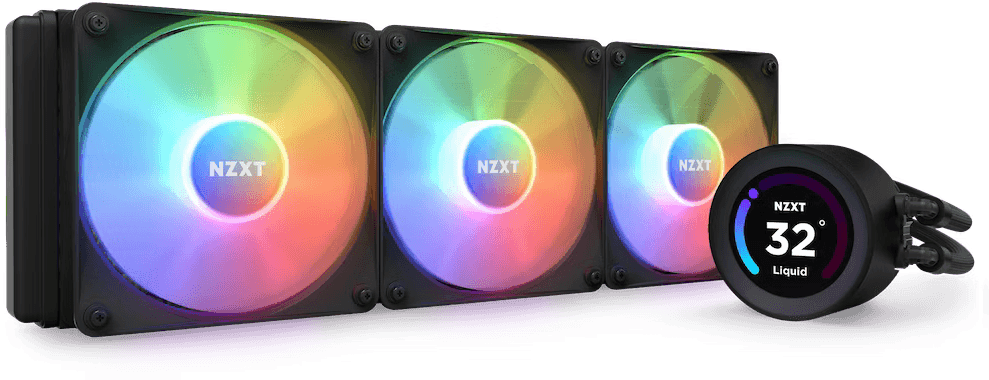 NZXT KRaken Elite 360 v2 ＆ F360 RGB CORE Buy the NZXT Kraken Elite 360 RGB V2 360mm AiO Liquid Cooling with