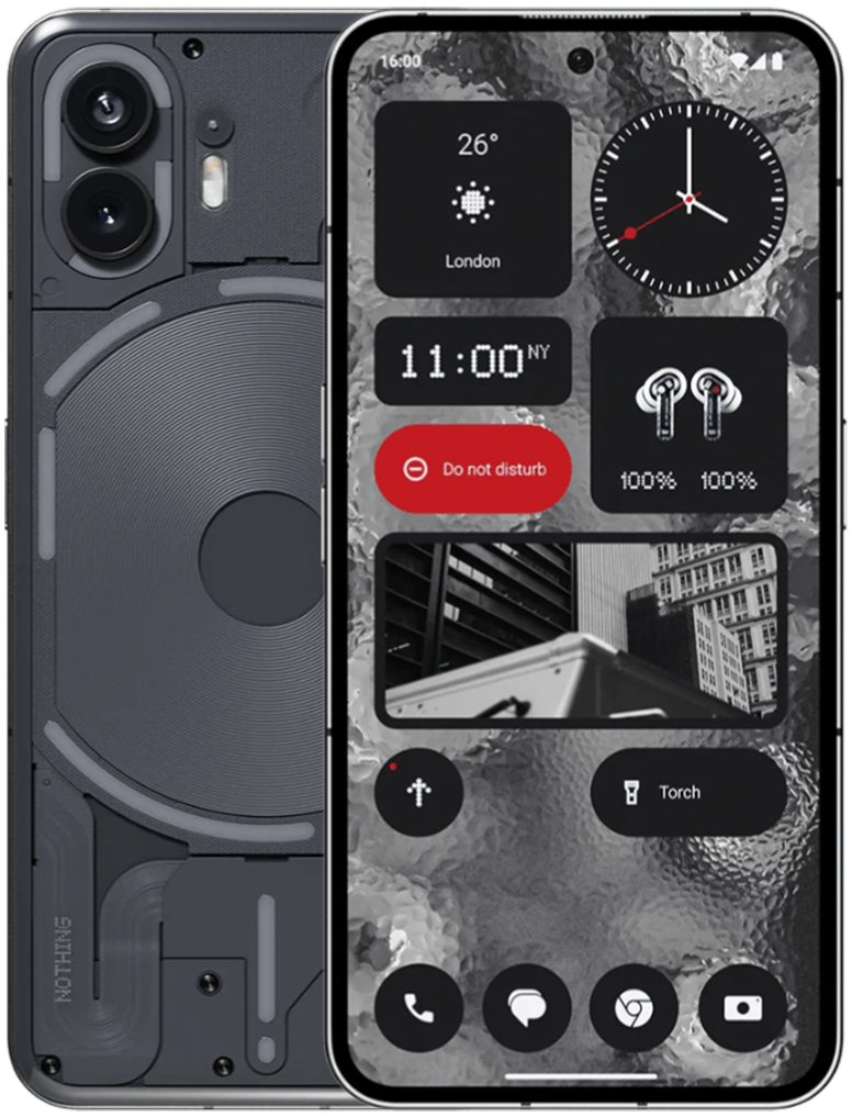 Nothing Phone (2) グレー Nothing Phone (2) (256 GB / 12 GB / Dark Gray) | SoloTodo.cl