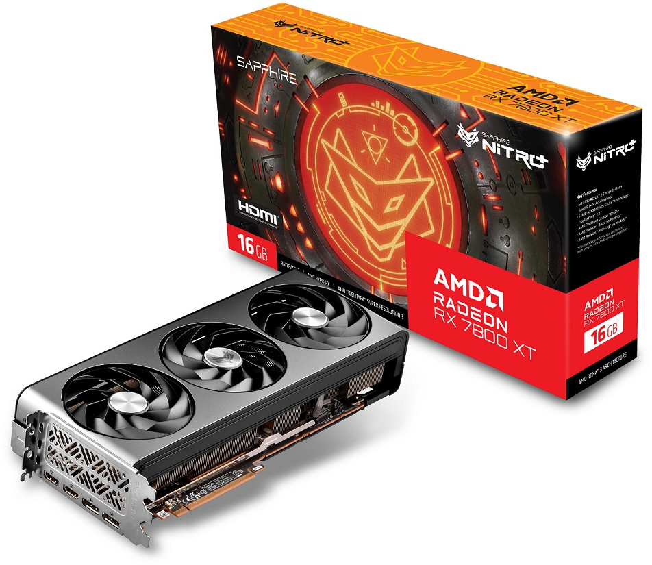 RADEON SAPPHIRE NITRO＋ RX7800XT 16GB Sapphire NITRO+ AMD Radeon RX 7800 XT 16GB [11330-01-20G