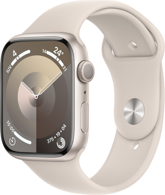 Apple Watch Series 9 45mm (GPS / Starlight Aluminum Case Apple Watch Series 9 45mm (GPS / Starlight Aluminum Case