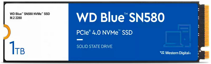 内蔵型SSD SSD WD SN580 1TB Western Digital Blue SN580 1 TB (WDS100T3B0E) | SoloTodo.cl