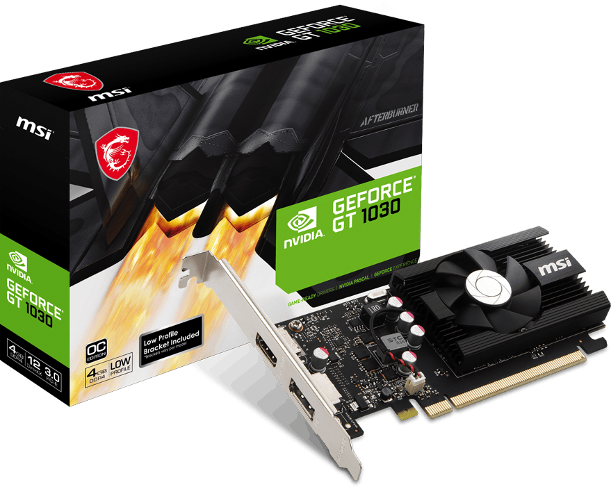 MSI GeForce GT 1030 4GD4 LP OC [GT 1030 4GD4 LP OC]