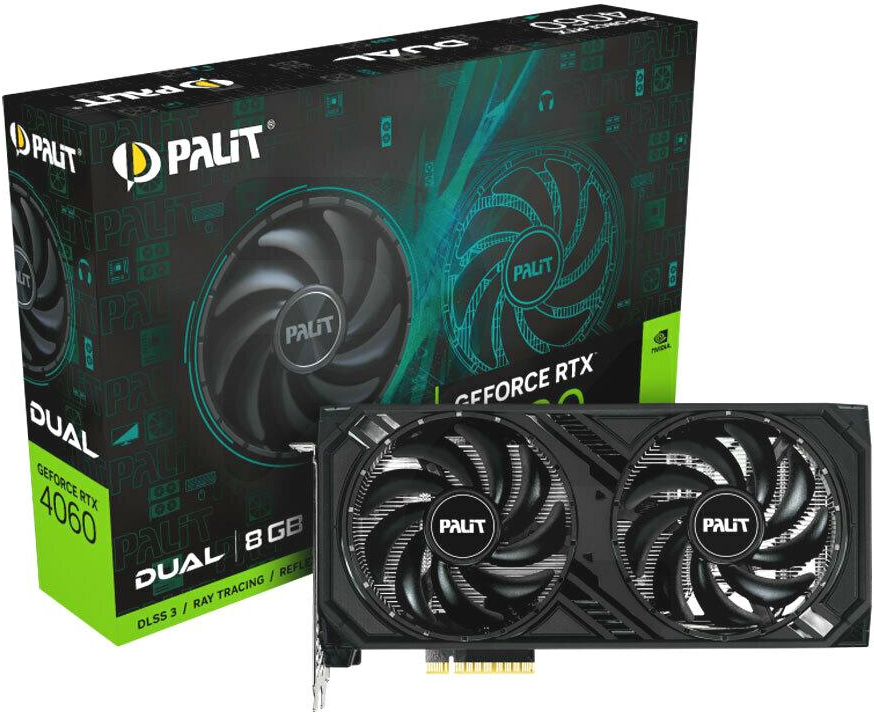 Palit GeForce RTX 4060 Dual [NE64060019P1-1070D] | SoloTodo.cl