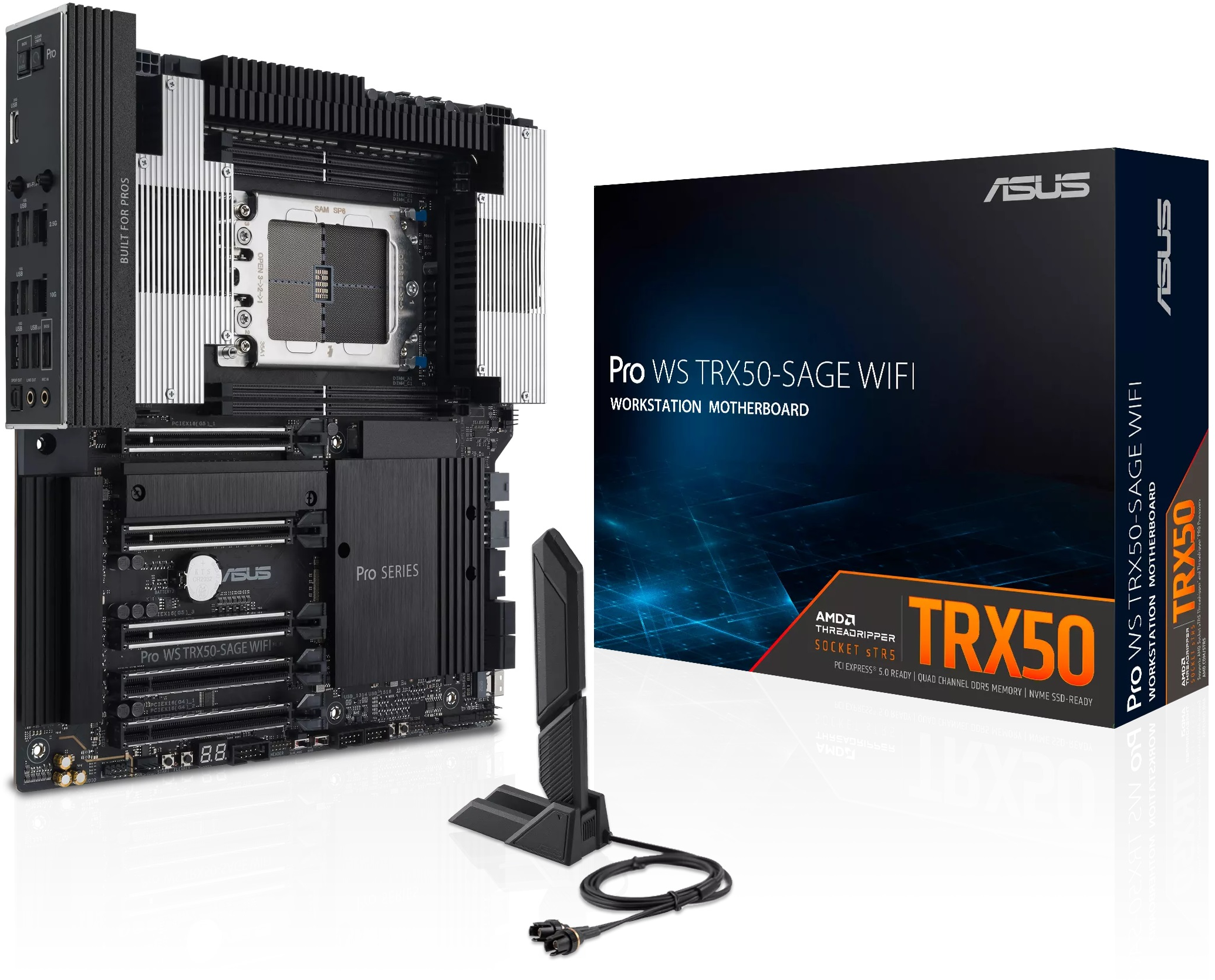 ASUS Pro WS TRX50-SAGE WIFI AMD 2025年製 ASUS Pro WS TRX50-SAGE WIFI | SoloTodo.cl