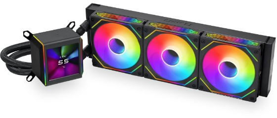 Lian Li Galahad II LCD SL-INF 360 - Black (GA2ALCD36INB) | SoloTodo.cl