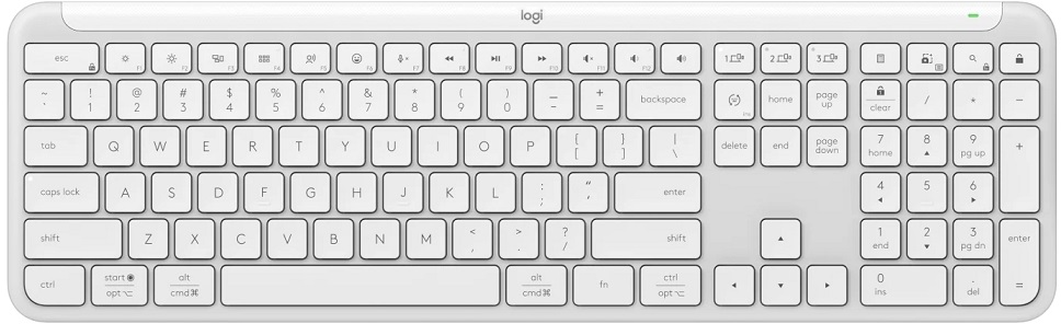 Logitech Signature Slim Keyboard K950 - Off-White (920-012593