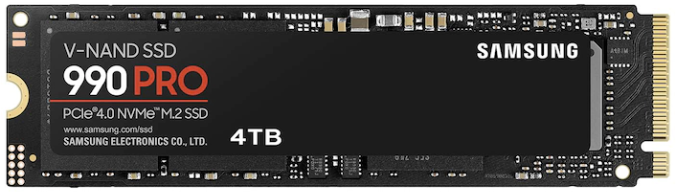 内蔵型SSD Samsung 4TB Gen5 x 4 NVMe SSD Samsung 990 Pro 4 TB (MZ-V9P4T0B/AM) | SoloTodo.cl