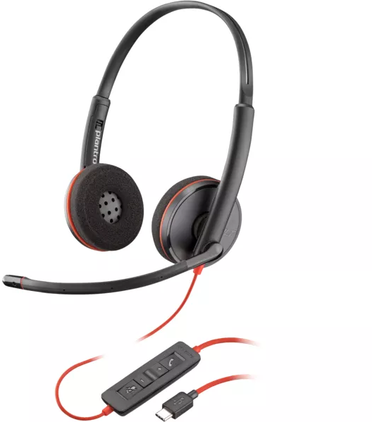POLY BLACKWIRE 3220 STEREO USB-C HEADSET