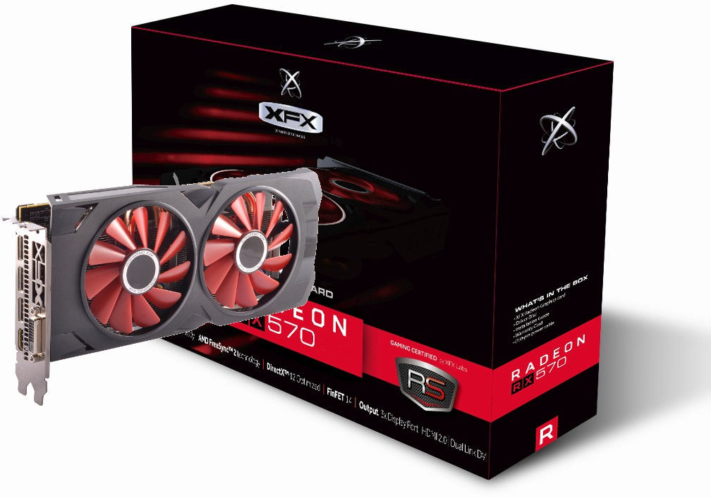 XFX Radeon RX 570 RS 8GB Black Edition [RX-570P8DBDR] | SoloTodo.cl
