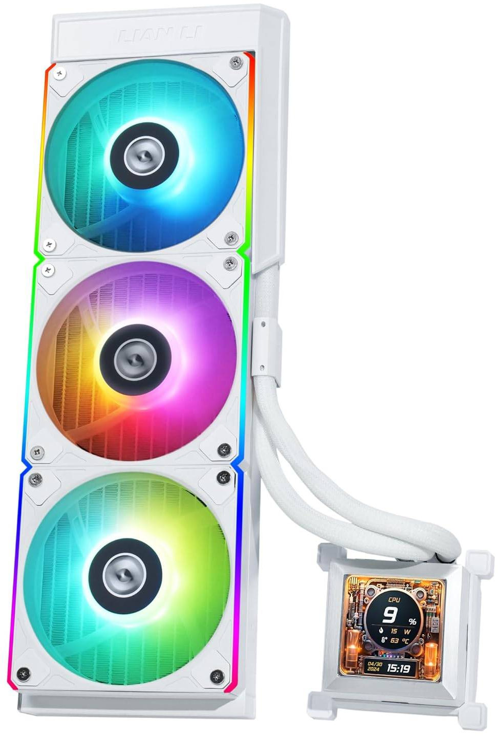 Lian Li HydroShift LCD 360R - White (GHSLCD36RW) | SoloTodo.cl