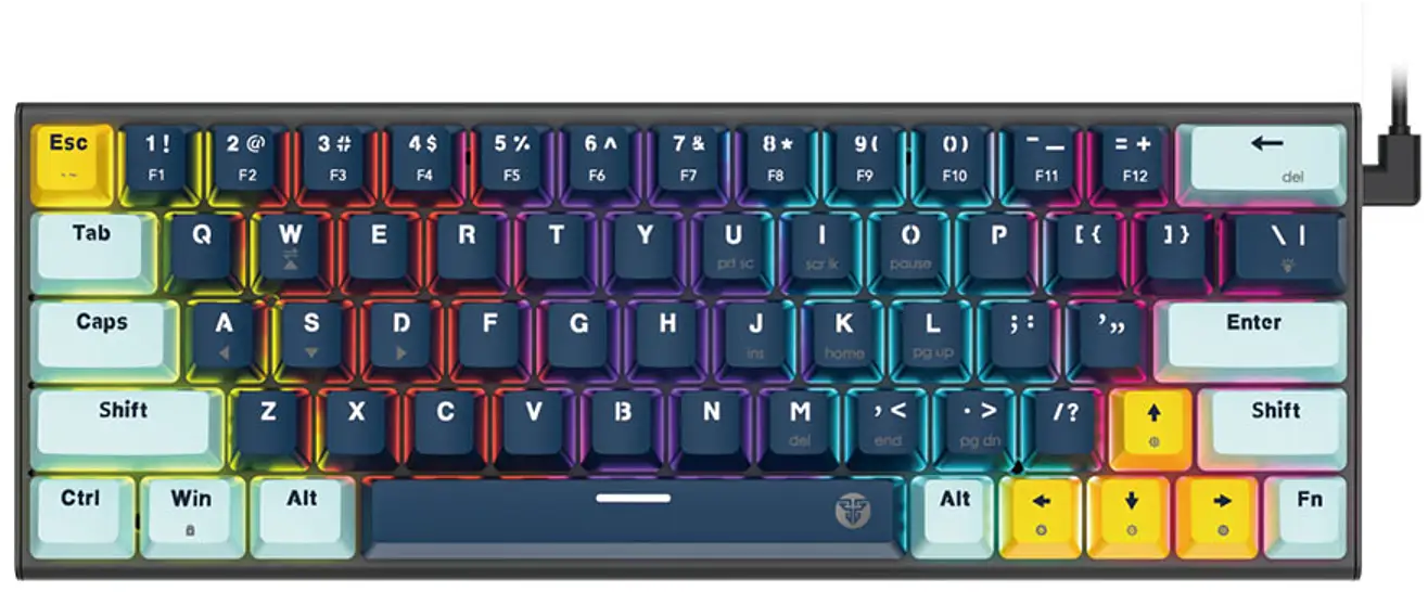 minatan Fantech ATOM63 MK874V2 - MIZU Navy Edition / Blue Switches