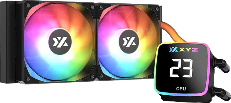 XYZ Aquapulse Fusion 240 - Black (X-WC-AQUA-FU-240B) | SoloTodo.cl