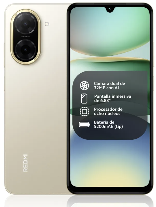 Xiaomi Redmi A5 (64 GB / 3 GB / Sandy Gold) | SoloTodo.cl