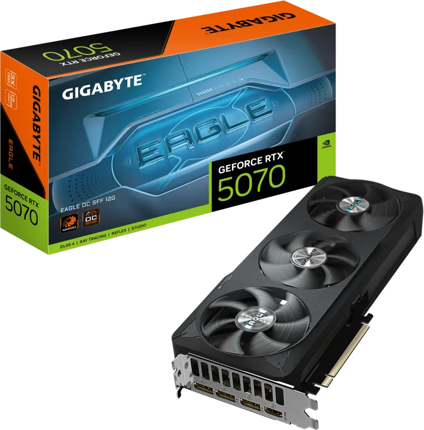 Gigabyte GeForce RTX 5070 EAGLE OC SFF 12G [GV-N5070EAGLE OC-12GD