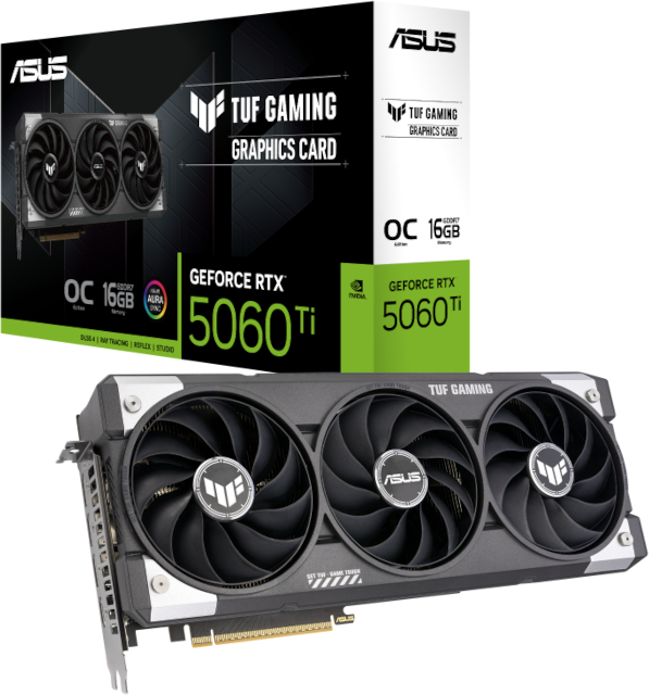 ASUS TUF Gaming GeForce RTX 5060 Ti 16GB GDDR7 OC Edition [TUF