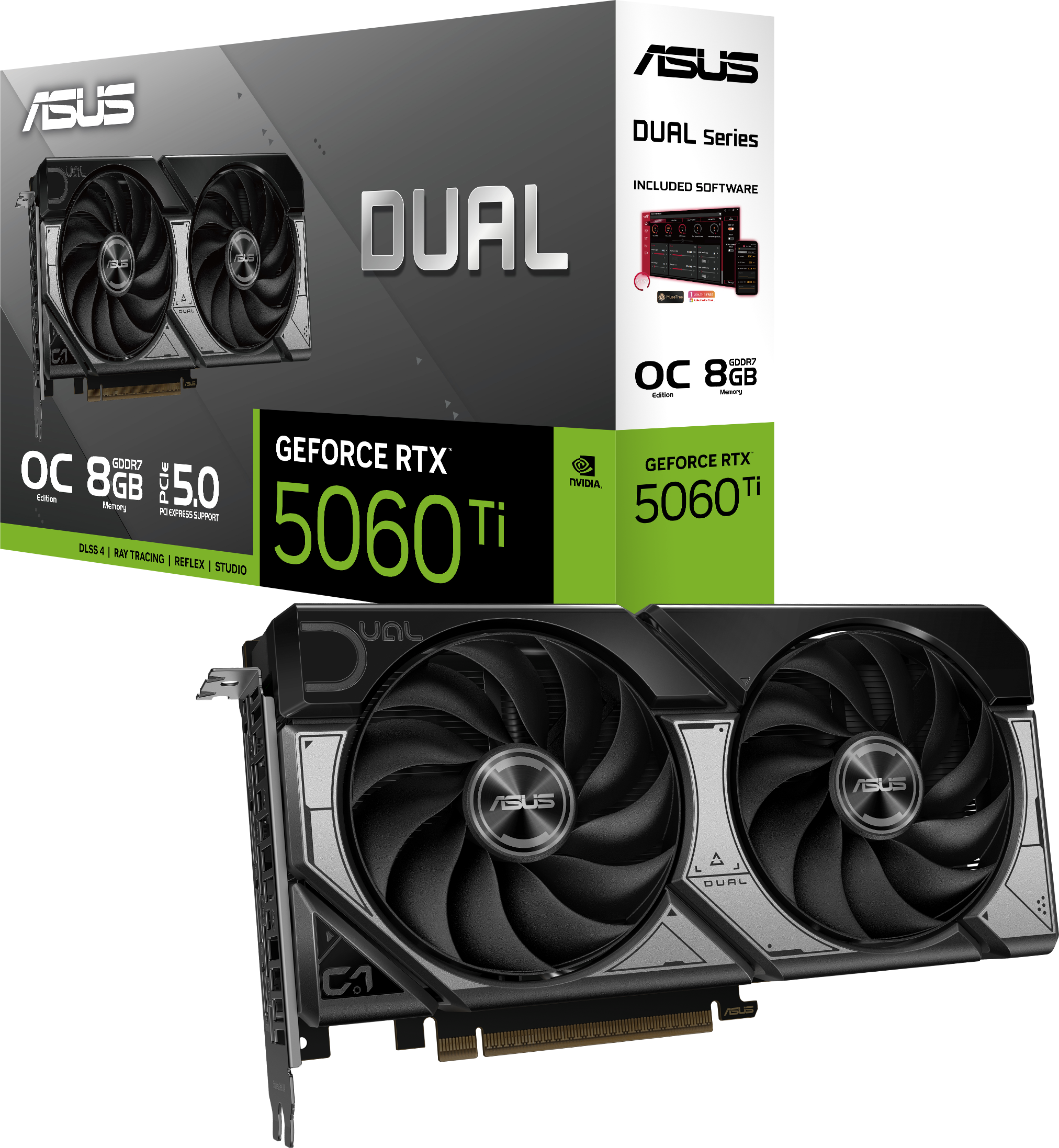 ASUS Dual GeForce RTX 5060 Ti 8GB GDDR7 OC Edition [DUAL-RTX5060TI