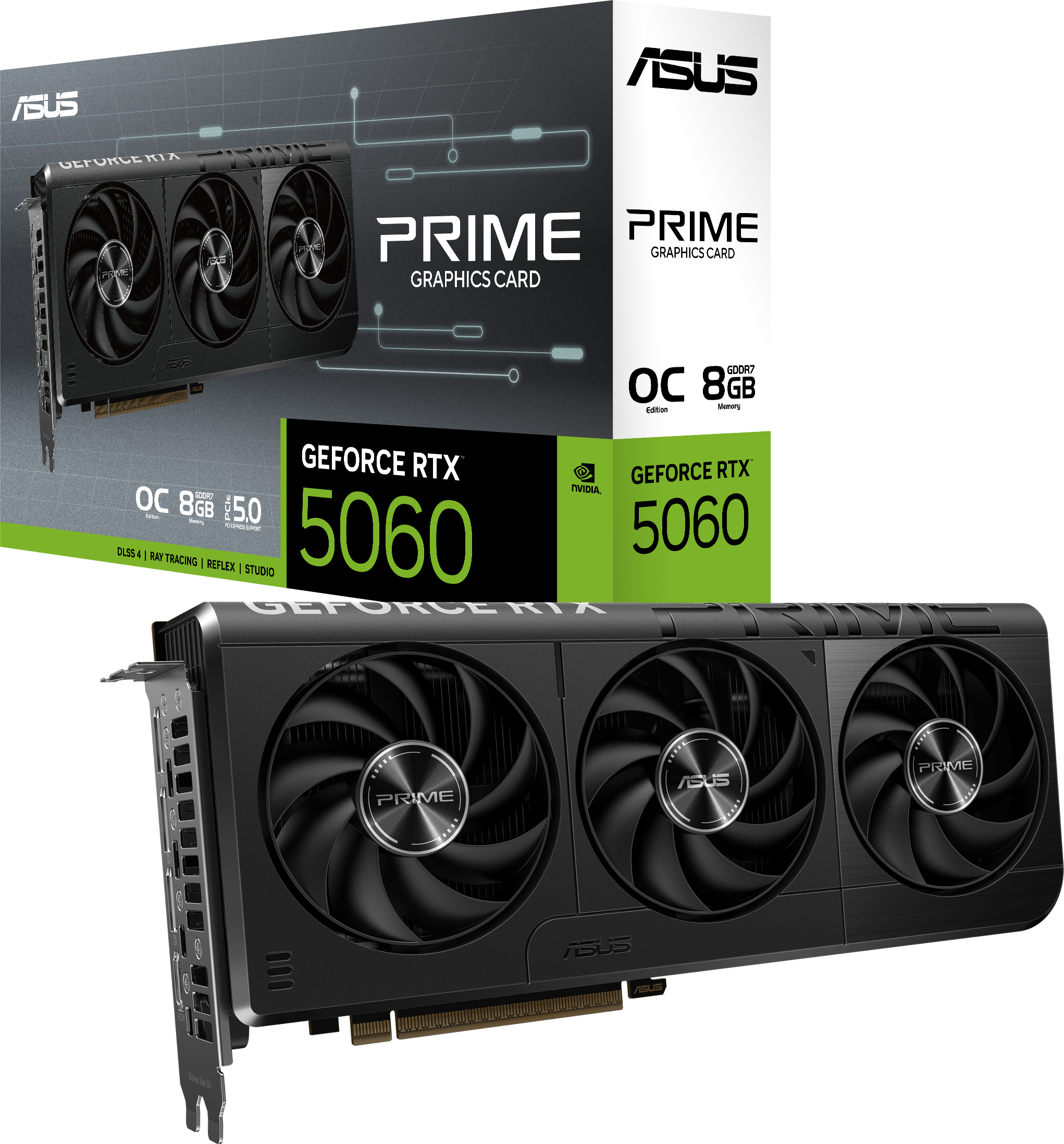 ASUS PRIME GeForce RTX 5060 OC [PRIME-RTX5060-O8G] | SoloTodo.cl