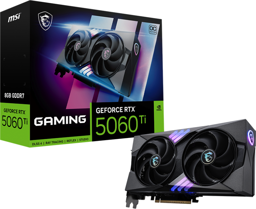 MSI GeForce RTX 5060 Ti 8G GAMING OC [G506T-8GC] | SoloTodo.cl
