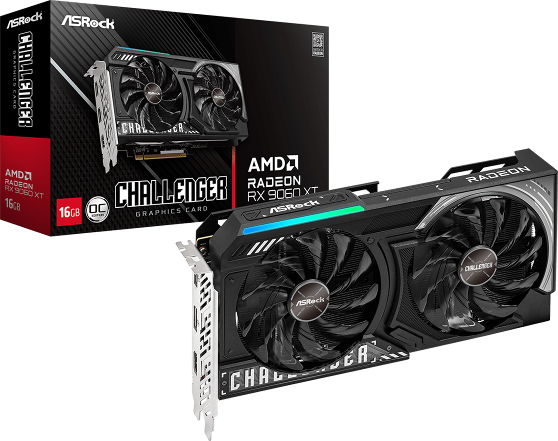 【新品 未開封】ASRock RX 9070 XT Challenger ASRock Radeon RX 9060 XT Challenger 16GB OC [RX9060XT CL 16GO