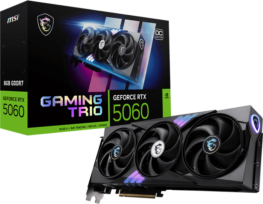 MSI GeForce RTX 5060 8G GAMING TRIO OC [G5060-8GTC / 912-V537-021