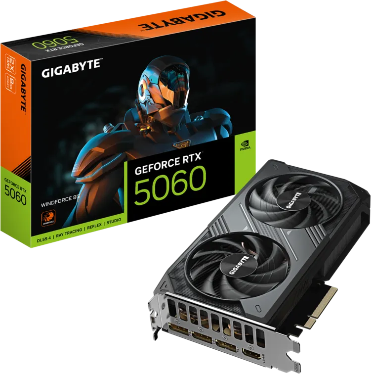 Gigabyte GeForce RTX 5060 WINDFORCE 8G [GV-N5060WF2-8GD] | SoloTodo.cl