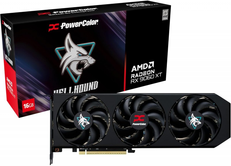 PowerColor Hellhound AMD Radeon RX 9060 XT 16GB GDDR6 [RX9060XT