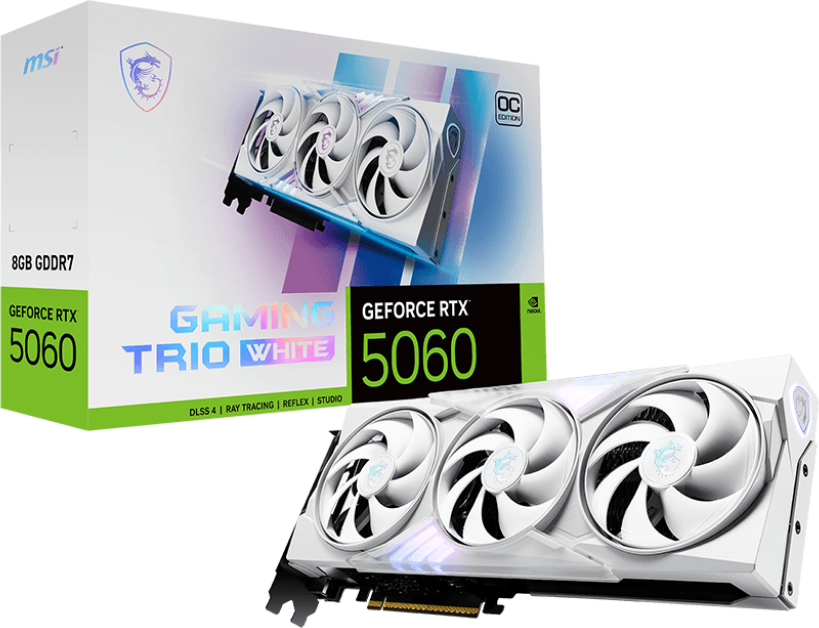 MSI GeForce RTX 5060 8G GAMING TRIO OC WHITE [G5060-8GTCW