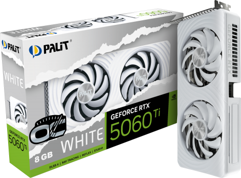 Palit GeForce RTX 5060 Ti White OC 8GB [NE7506TU19P1-GB2062M