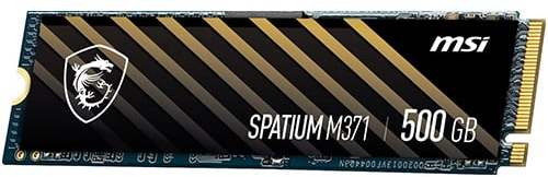 MSI Spatium M371 500 GB (SPATIUM M371 NVMe M.2 500 GB) | SoloTodo.cl