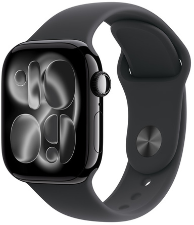 Apple Watch Series 11 42mm (GPS / Jet Black Aluminum Case / Black