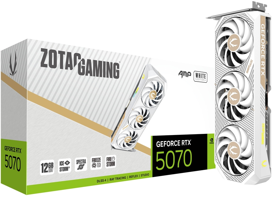 Zotac GAMING GeForce RTX 5070 AMP White Edition [ZT-B50700FQ-10P