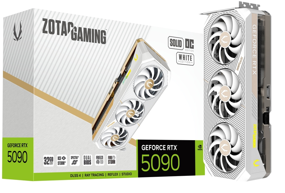【中古】ZOTAC GAMING GeForce RTX 5090 SOLID Zotac GAMING GeForce RTX 5090 SOLID OC White Edition [ZT-B50900Q